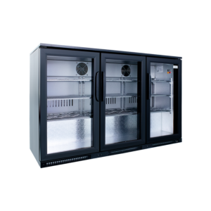 SnoMaster - 300L Sub-Zero Under Counter Beverage Cooler - Black