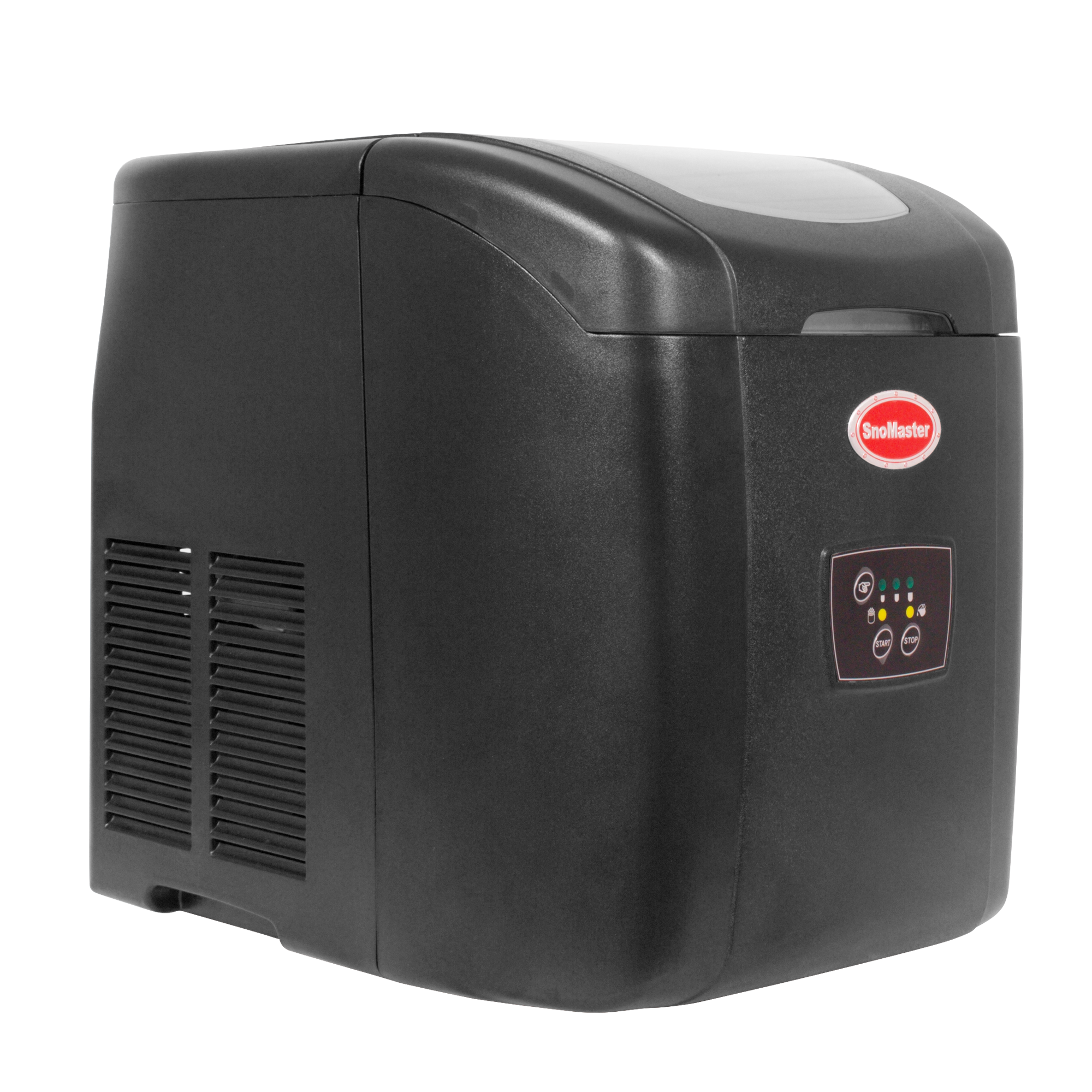SnoMaster - 12Kg/24Hr Counter-Top Bullet Type Ice-Maker - Black