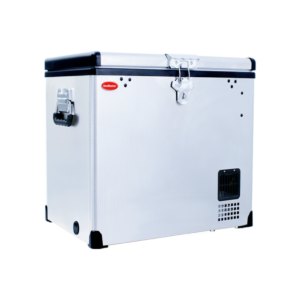 SnoMaster - 40L Single Compartment Portable Fridge/Freezer AC/DC - Stainless Steel