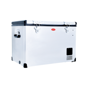 SnoMaster - 60L Single Compartment Portable Fridge/Freezer AC/DC - Stainless Steel