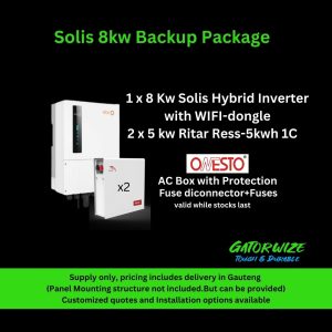 Solis 8kw Backup Package